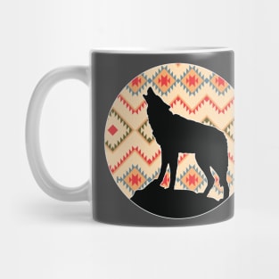 Wolf Pattern - 4 (alt) Mug